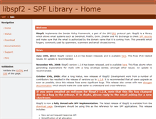 Tablet Screenshot of libspf2.org